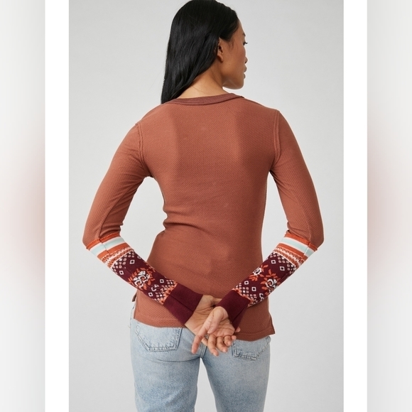 NWT FP Mikah thermal layering cuff autumn combo L - Picture 5 of 6